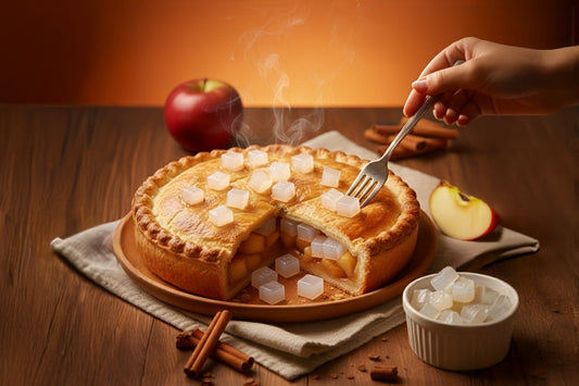 Apple Pie with Coconut Jelly Cubes: A Tropical Twist on a Classic Thanksgiving Dessert