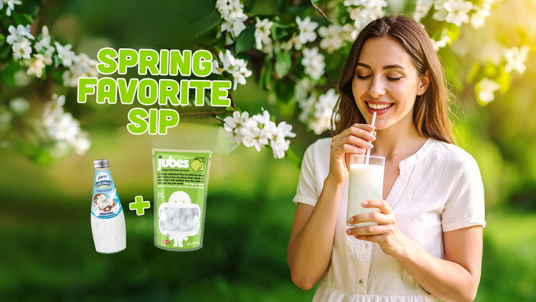 Refreshing Spring Drink Recipe with Coconut and Jubes