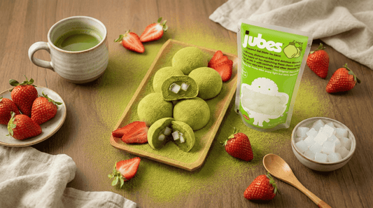 Mochi Daifuku but instead of strawberry its Jubes