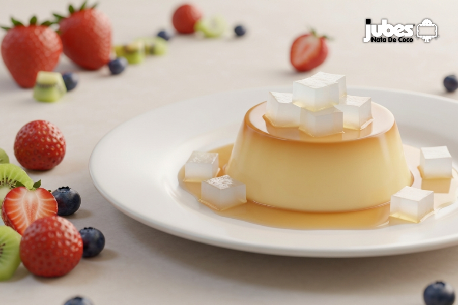 Beginner's Guide to Making Rompope Flan with Nata de Coco