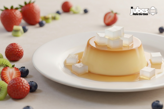 Beginner's Guide to Making Rompope Flan with Nata de Coco